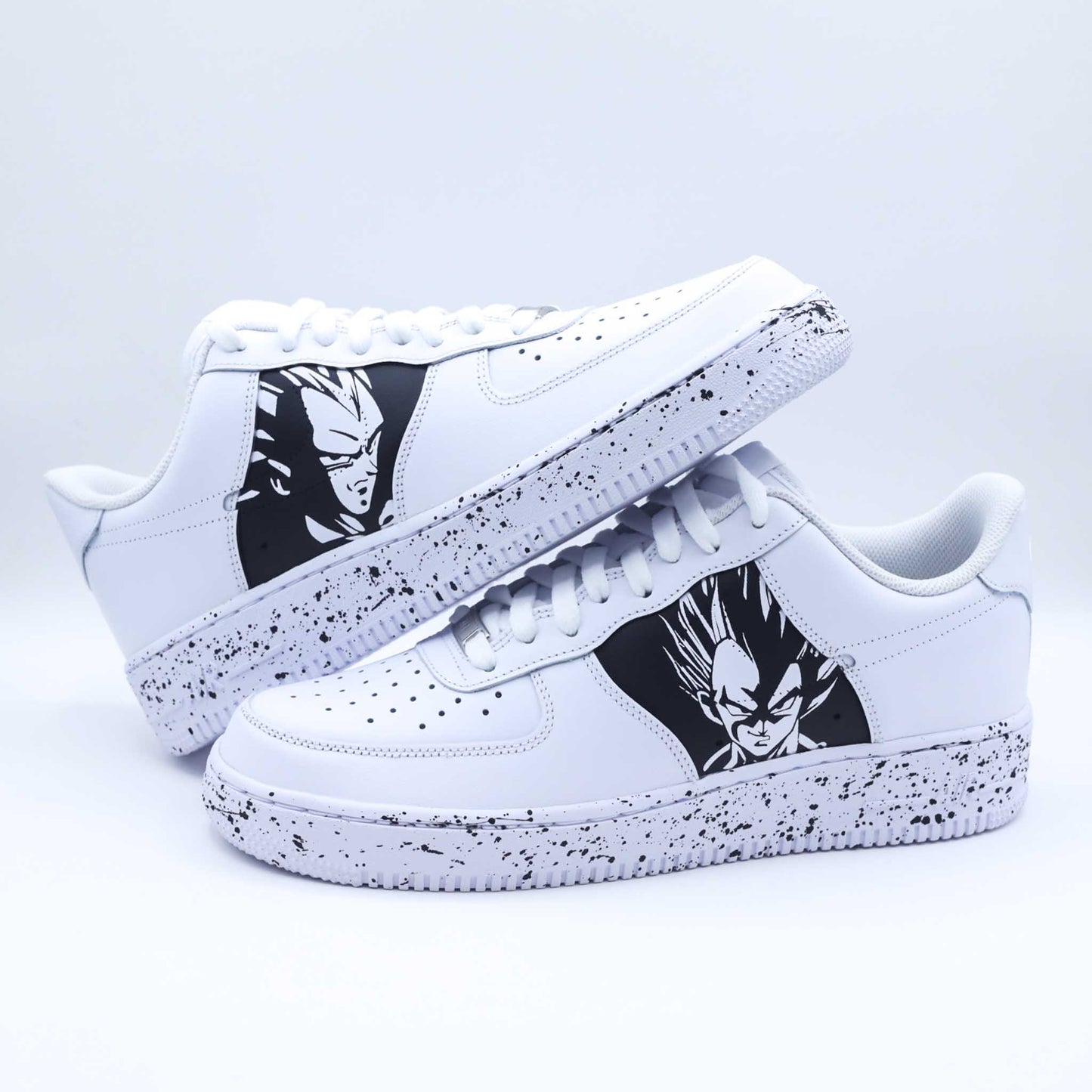 nike air force 1 custom vegeta dragon ball z sneakers custom manga pour homme af1 personnalisé goku dbz
