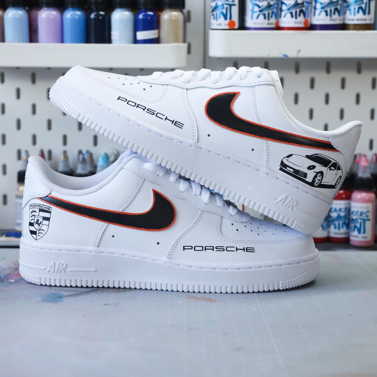 nike air force 1 custom porsche 911 sneakers custom racing nike bmw air af1 audi