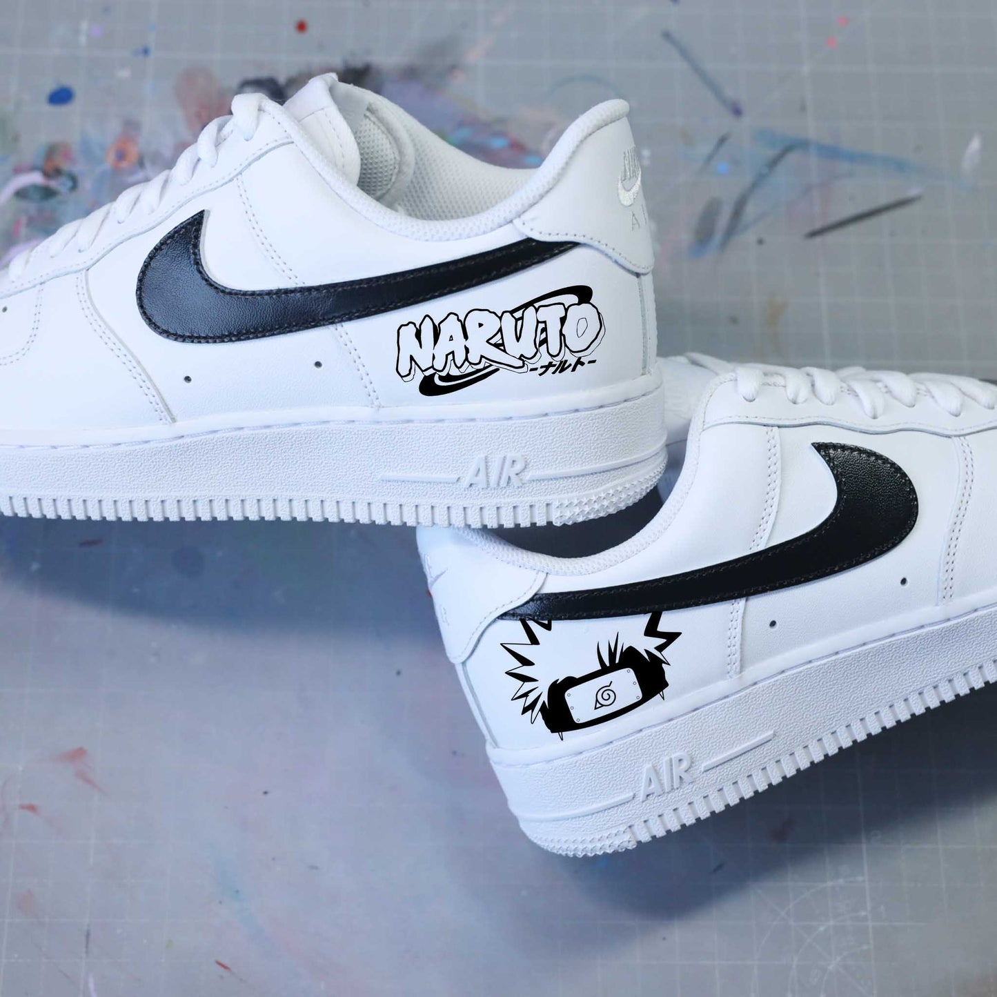 nike air force 1 custom naruto sneakers custom manga pour homme af1 sasuke nike itachi uchiha