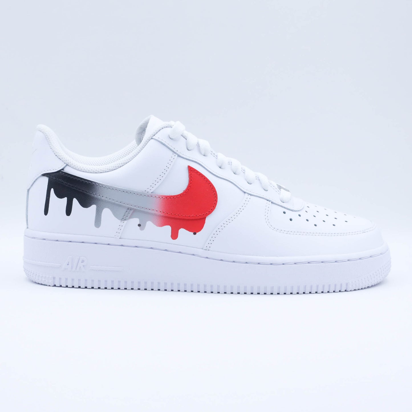 nike air force 1 custom drip dégradé sneakers custom homme nike af1 personnalisable