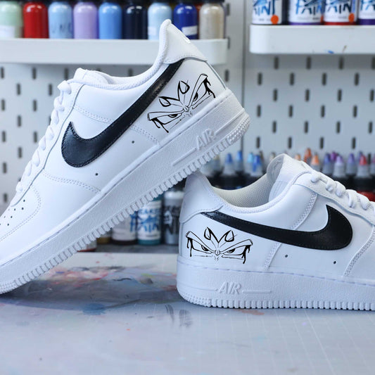 nike air force 1 custom dragon ball z vegeta eyes sneakers custom pour homme nike manga af1 goku