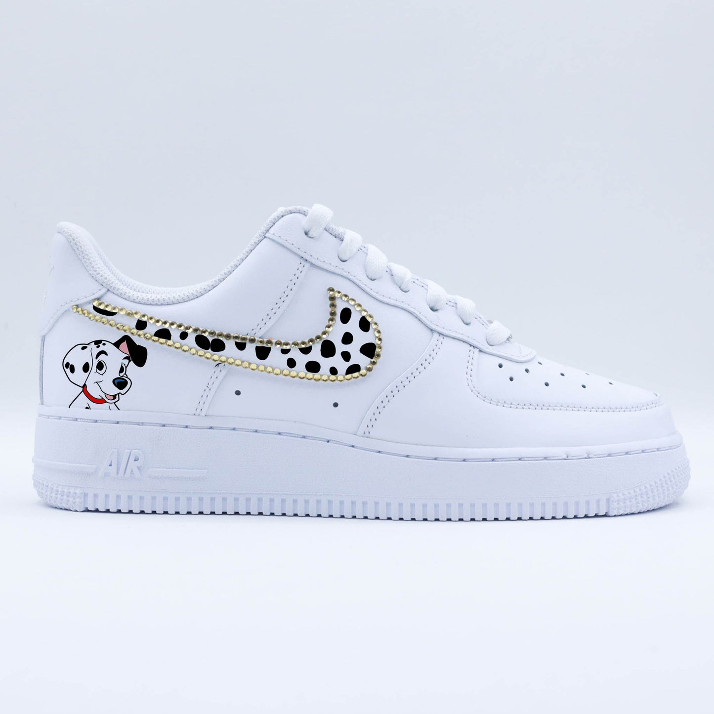 nike air force 1 custom dalmatien baskets personnalisées disney pour fille sneakers custom femme fait main af1 personnalisables