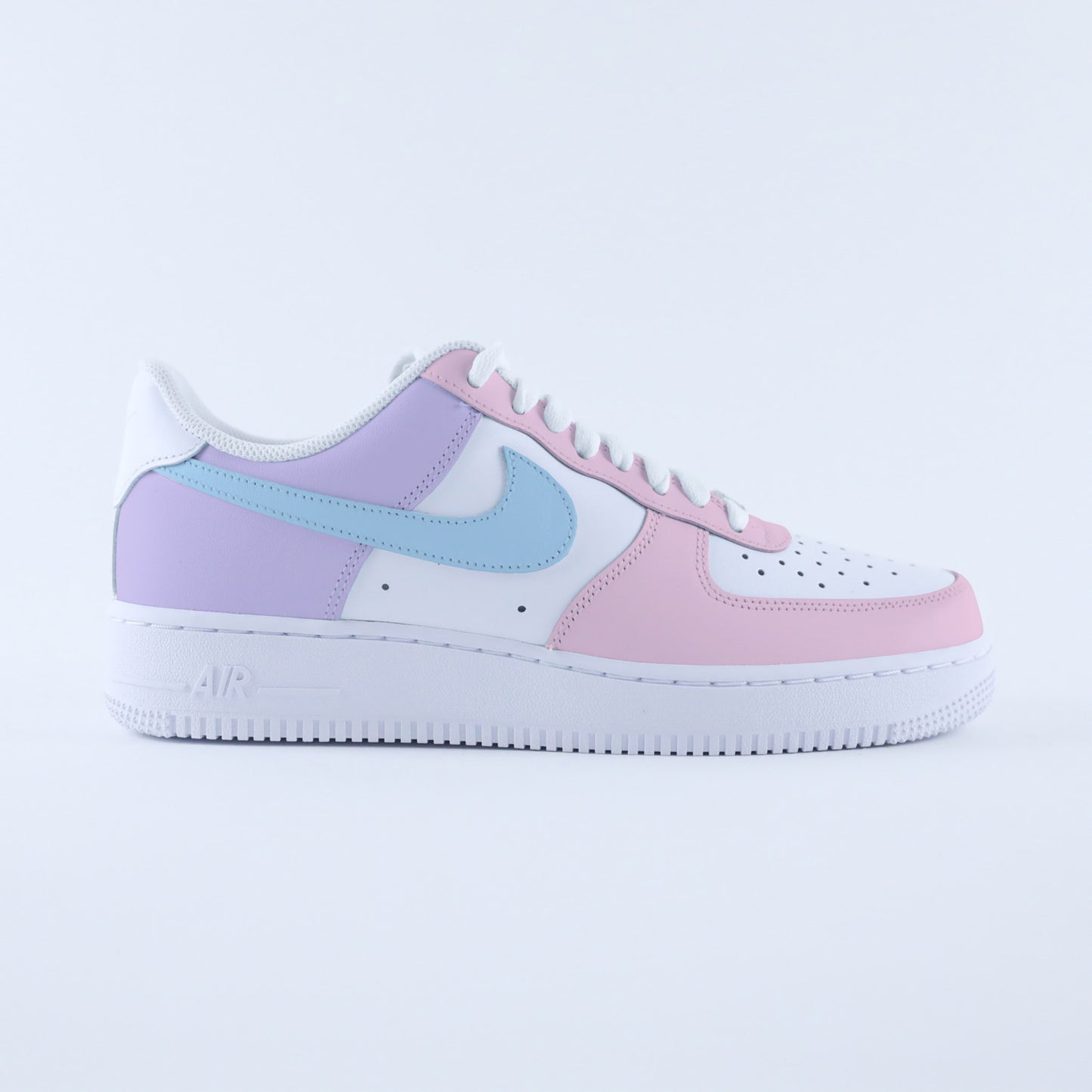 nike air force 1 custom pastel turquoise lila nike rose pastel pour femme baskets personnalisées baby pink, sneakers custom tons pastel pour enfants, chaussures personnalisables pink af1 custom unisexe nike rose femme