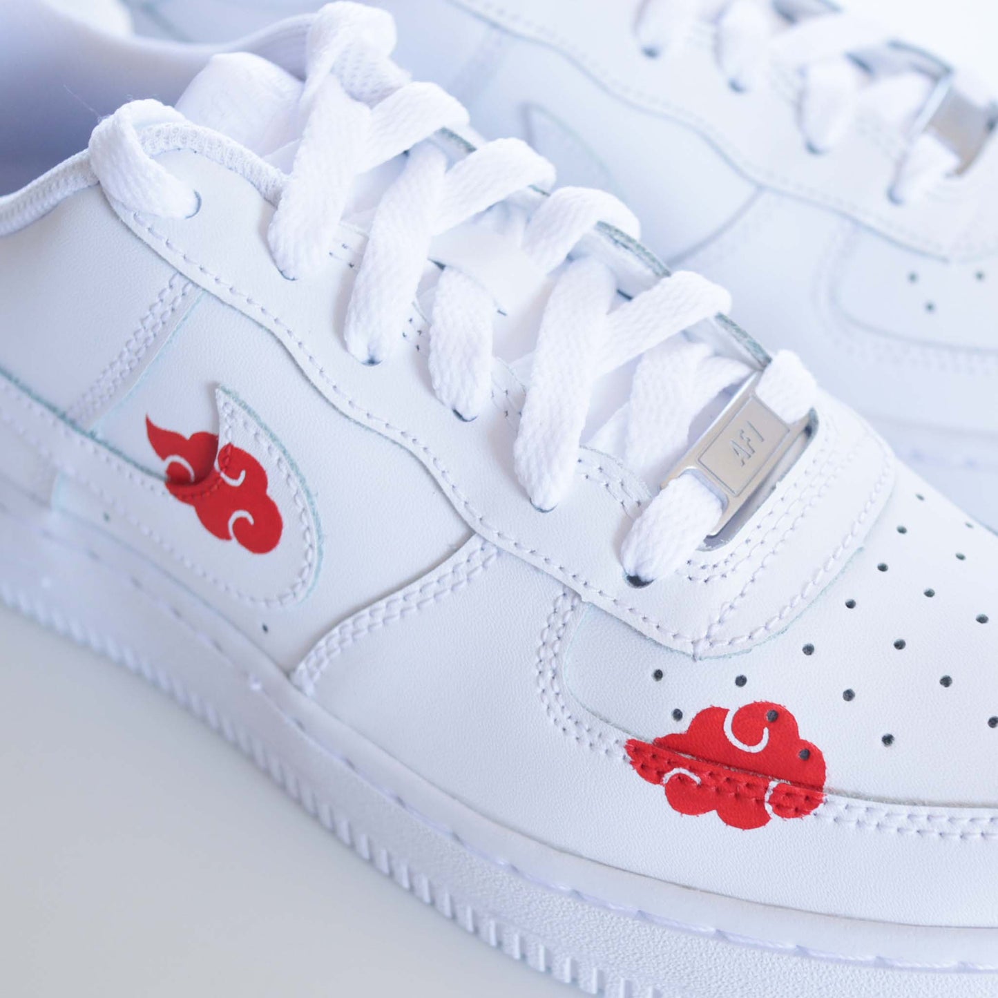 nike air force 1 custom naruto akatsuki sneakers custom homme af1 personnalisable air force manga animé itachi sasuke ninja
