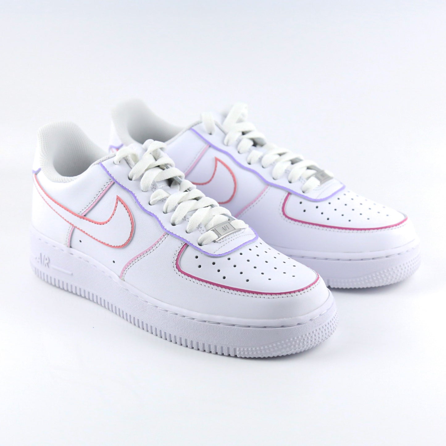 nike air force 1 contours pastel outline sneakers femme af1 rose violet clair