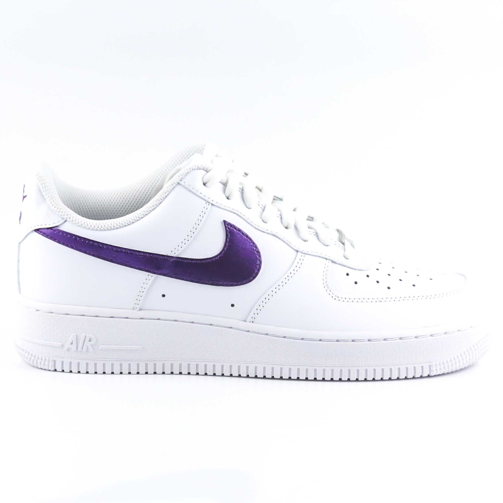 nike air force one custom violet métallisé baskets custom pour femme nike af1 pastel sneakers custom personnalisable