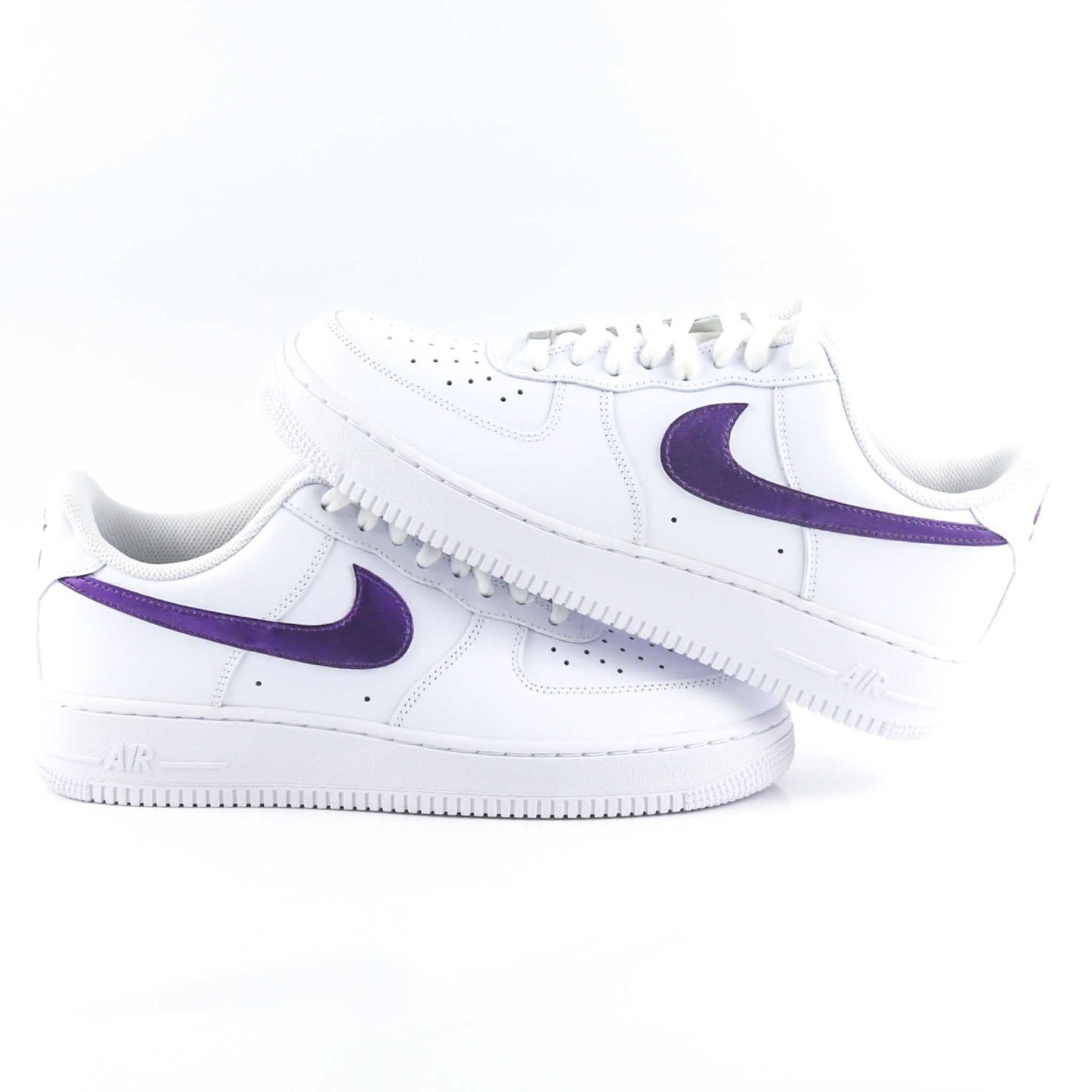 nike air force one custom violet métallisé baskets custom pour femme nike af1 pastel sneakers custom personnalisable