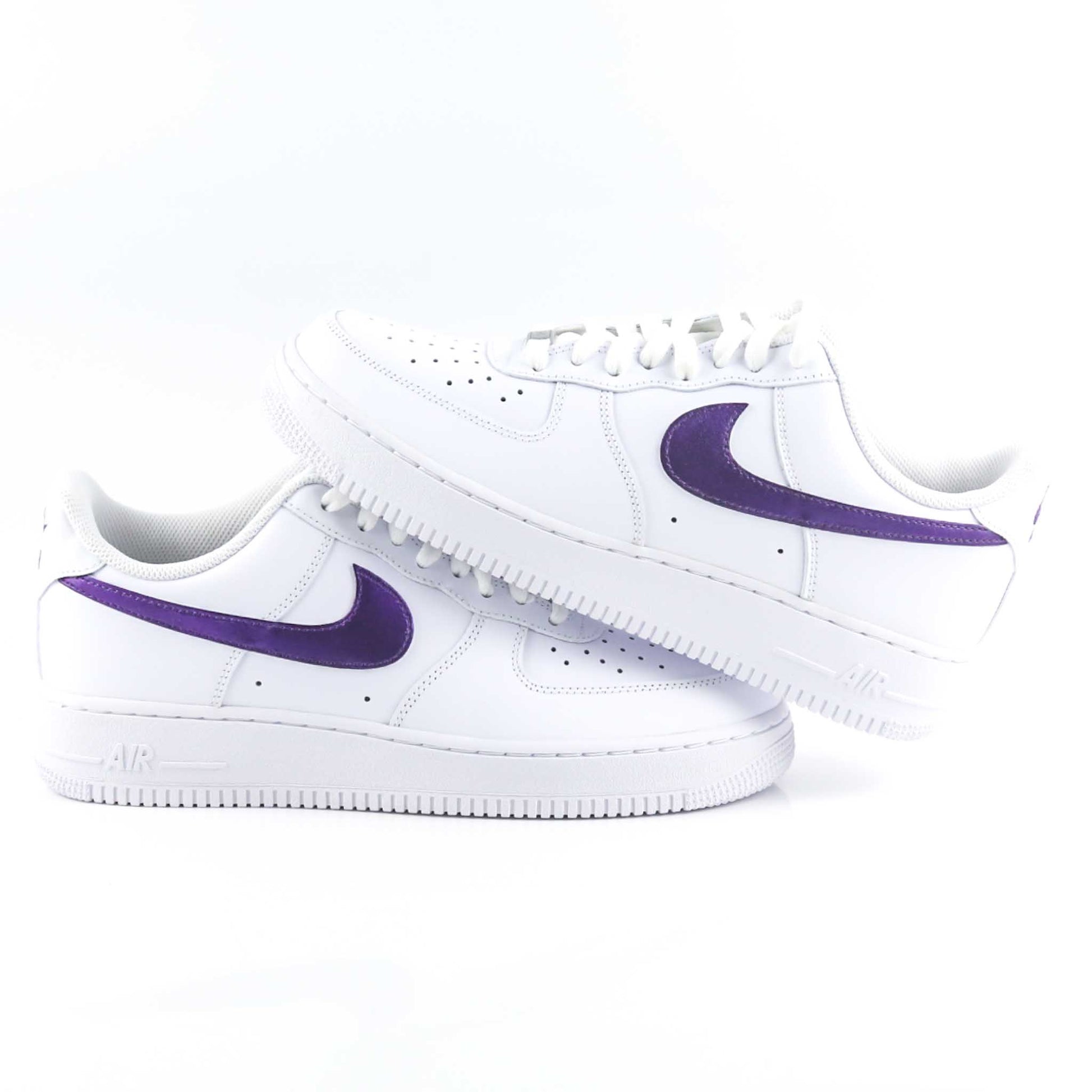 nike air force one custom violet métallisé baskets custom pour femme nike af1 pastel sneakers custom personnalisable