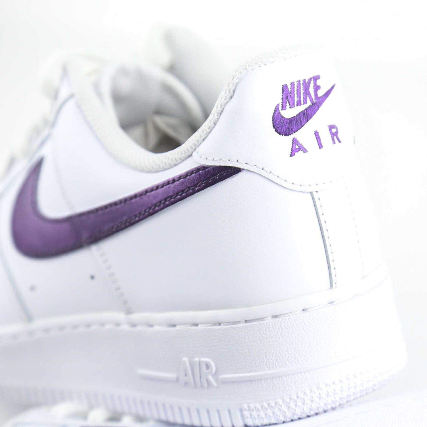 nike air force one custom violet métallisé baskets custom pour femme nike af1 pastel sneakers custom personnalisable