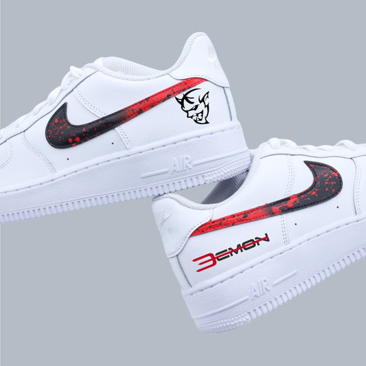 nike air force 1 custom srt demon nike dodge challenger sneakers custom muscle car pour homme nike bmw