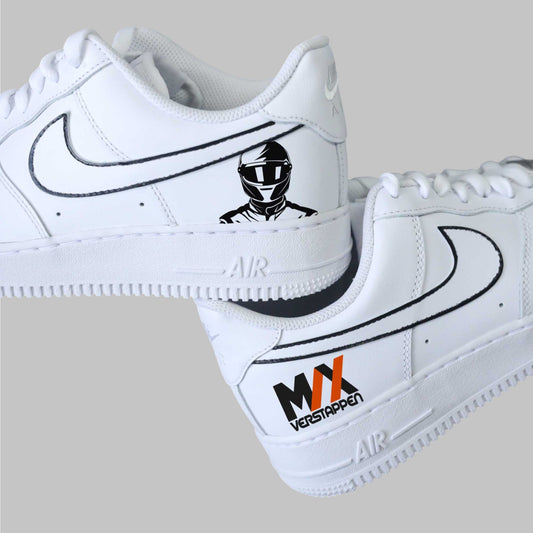 nike air force 1 custom max verstappen sneakers custom formule 1 charles leclerc baskets personnalisées homme