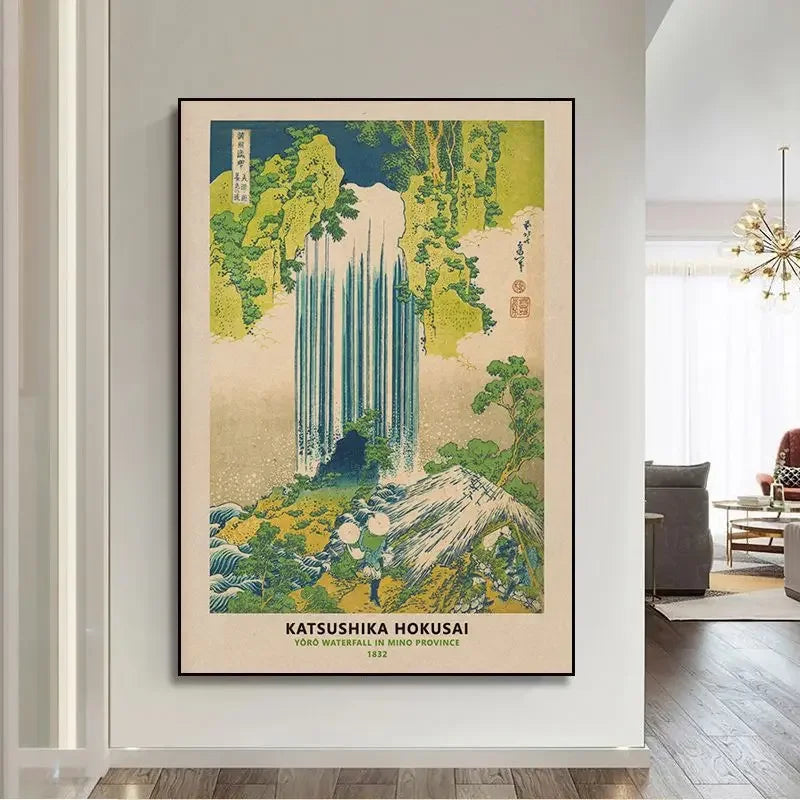 Affiche japonaise ukiyo-e — Poster mural Carpes Koï & Lotus (Ohara Koson)