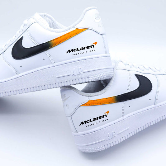 nike air force 1 custom mclaren formula 1 supercar p1 720s artura lando norris oscar piastri