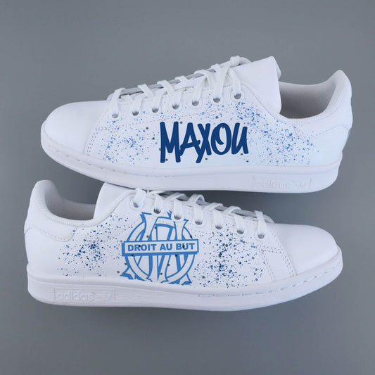 Stan Smith Custom OM : Cadeau d’anniversaire unique pour un fan de l’Olympique de Marseille