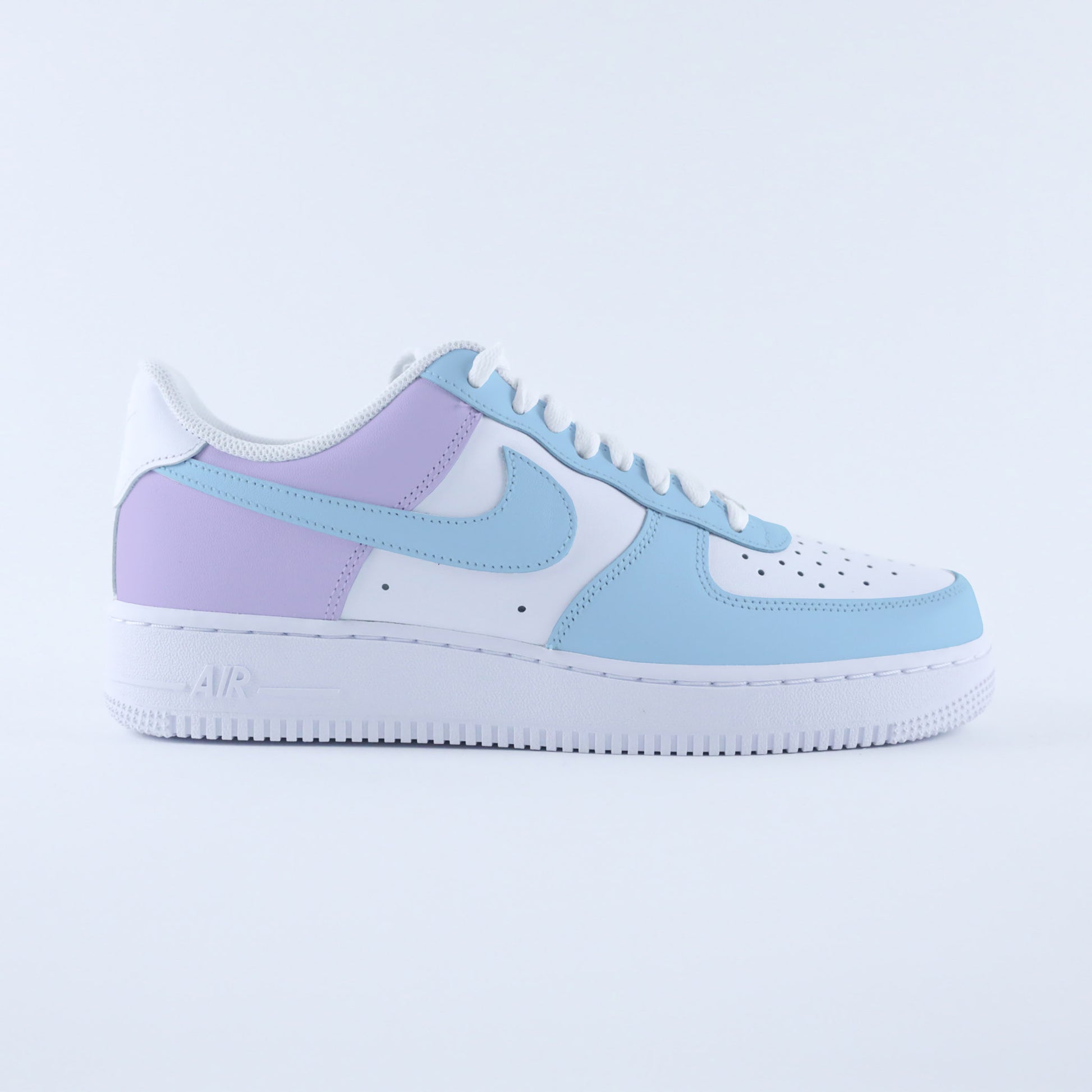 Custom Basket Nike Femme Bleu Turquoise Air Force Femme Bleu