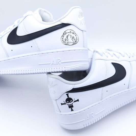 nike air force 1 custom one piece luffy sneakers custom manga pour homme baskets personnalisées roronoa zoro af1 personnalisable