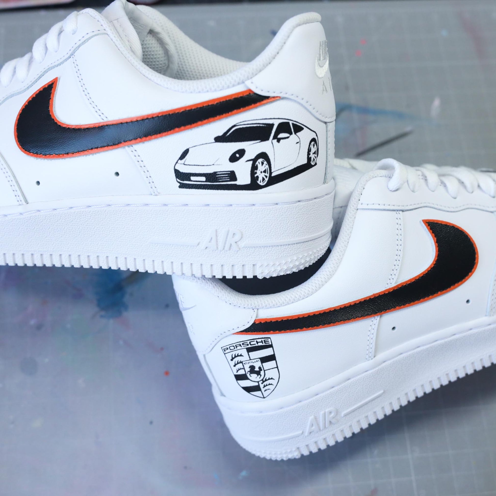 nike air force 1 custom porsche 911 sneakers custom racing nike bmw air af1 audi 