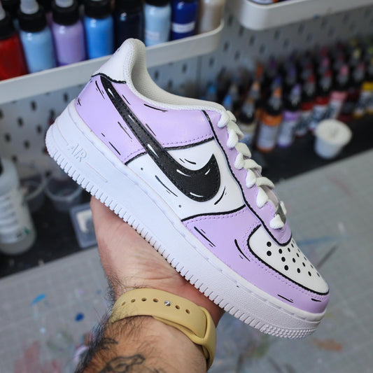 Cartoon Lila - Air Force 1