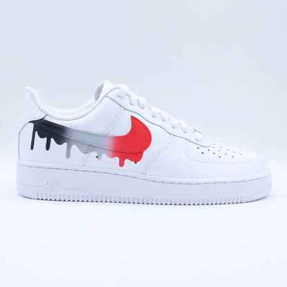 nike air force 1 custom drip dégradé sneakers custom homme nike af1 personnalisable 