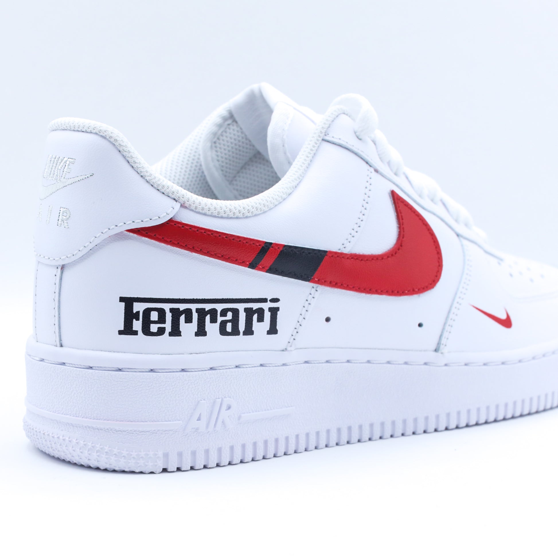 nike air force 1 ferrari charles leclerc sneakers custom af1 pour homme nike formule 1 