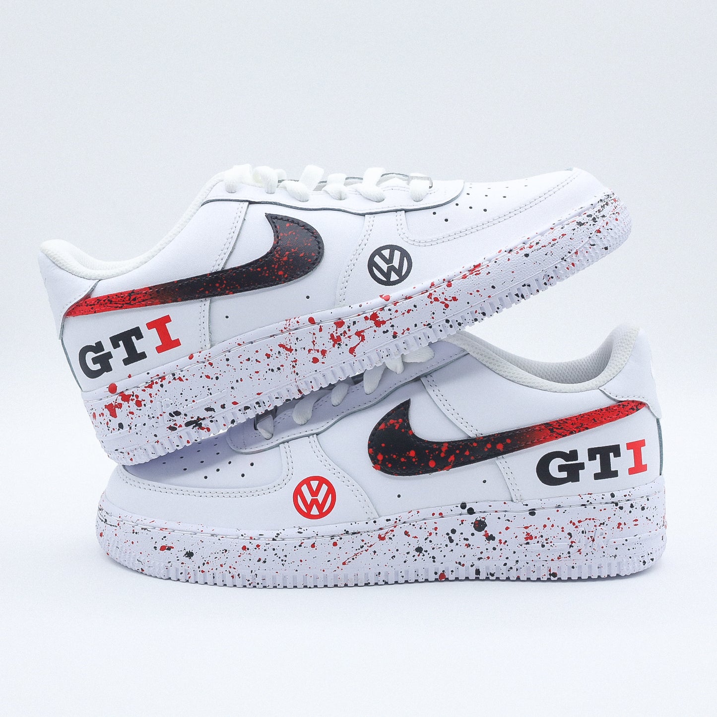 nike air force 1 golf gti sneakers custom volkswagen af1 racing nike bmw dodge srt