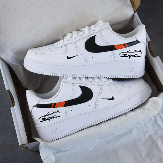 nike air force 1 custom toyota supra fast and furious brian o connor tuning street racing jdm shoes