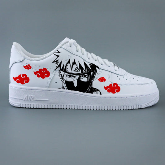 nike air force 1 custom kakashi hatake nuages akatsuki naruto shippuden