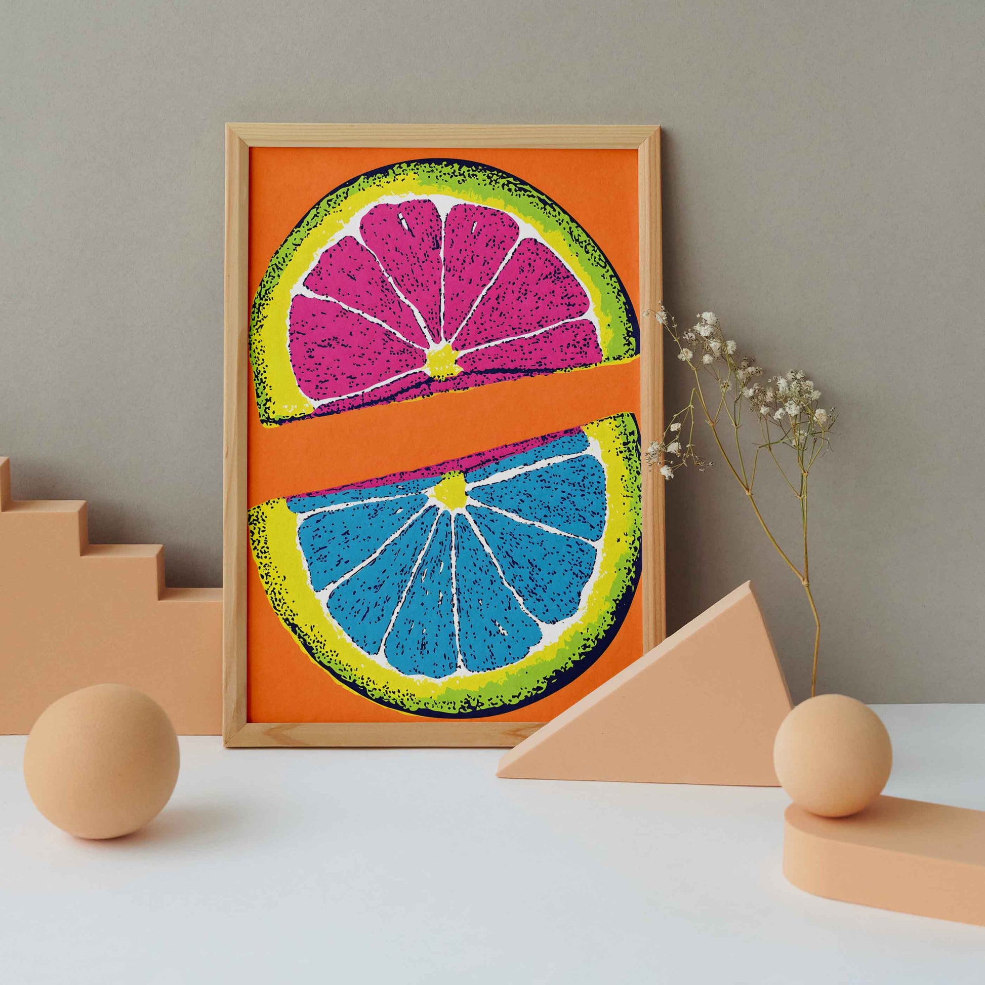 poster déco fruit contemporain pour cuisine moderne