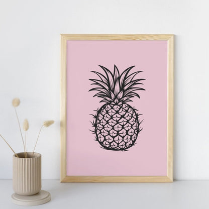 Affiche déco murale Ananas Pop Art