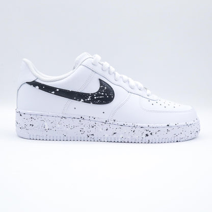 nike air force 1 custom splash oreo sneakers custom pour homme nike personnalisé tâches de peinture af1 custom