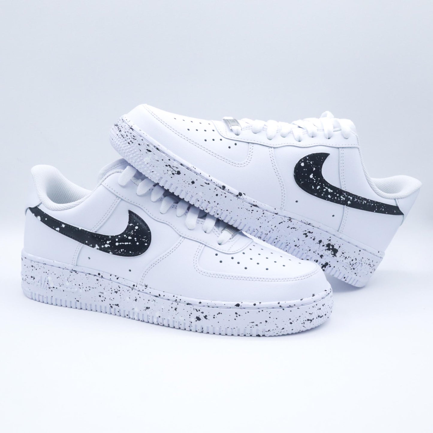 nike air force 1 custom splash oreo sneakers custom pour homme nike personnalisé tâches de peinture af1 custom