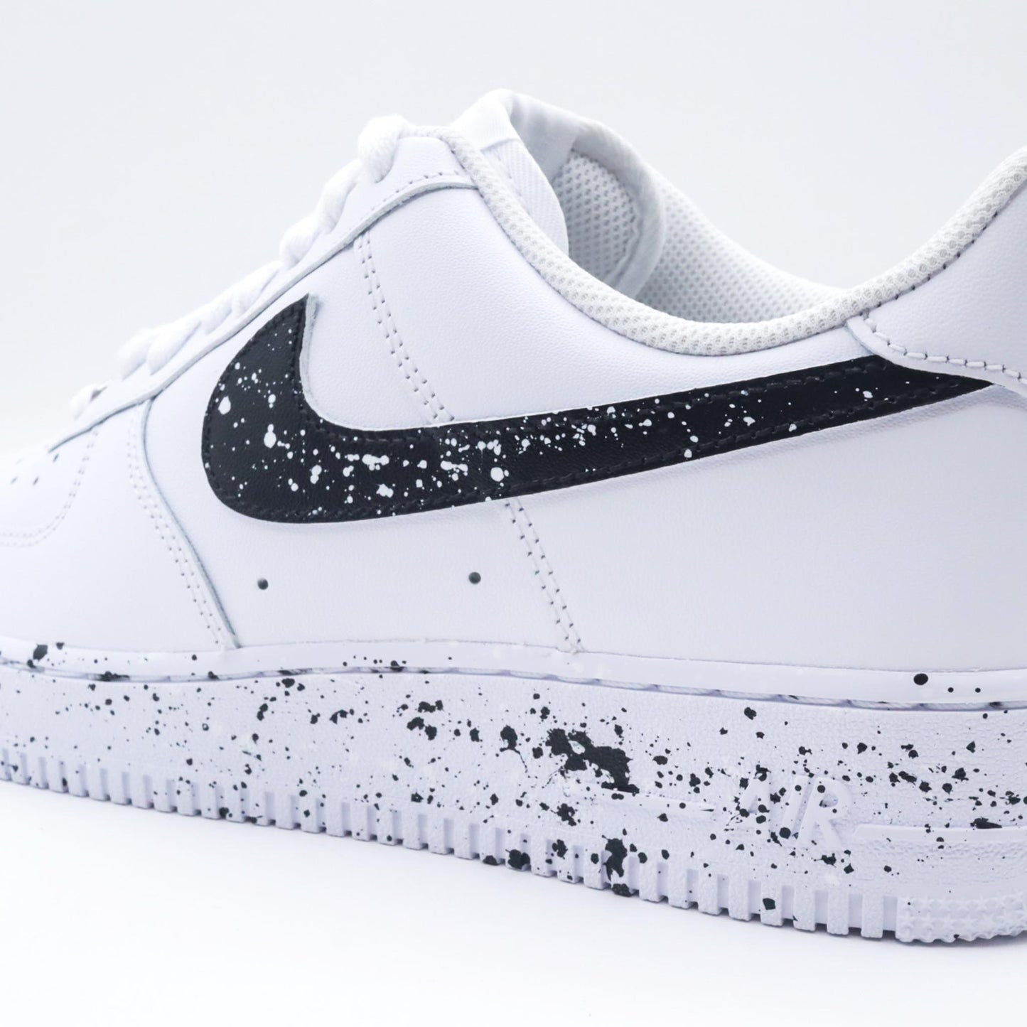 nike air force 1 custom splash oreo sneakers custom pour homme nike personnalisé tâches de peinture af1 custom