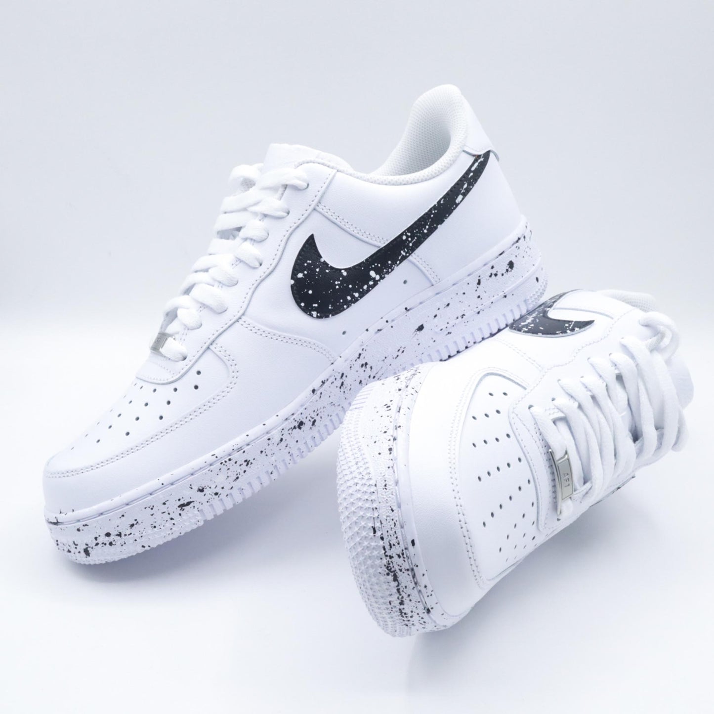 nike air force 1 custom splash oreo sneakers custom pour homme nike personnalisé tâches de peinture af1 custom