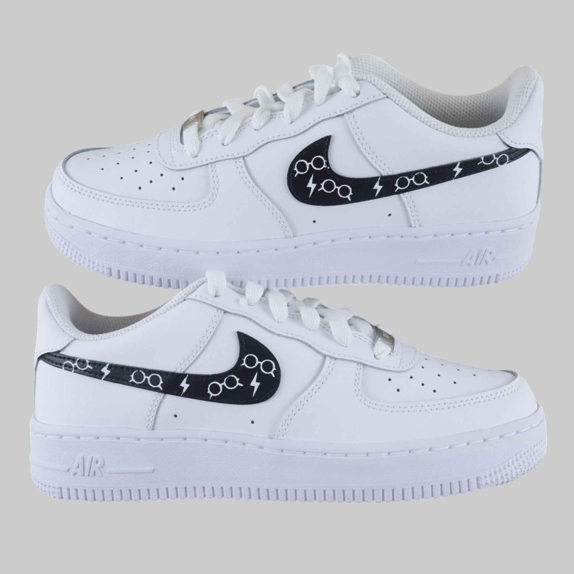 nike air force 1 custom harry potter baskets personnalisées pour femme nike personnalisable poudlard af1 sorciers