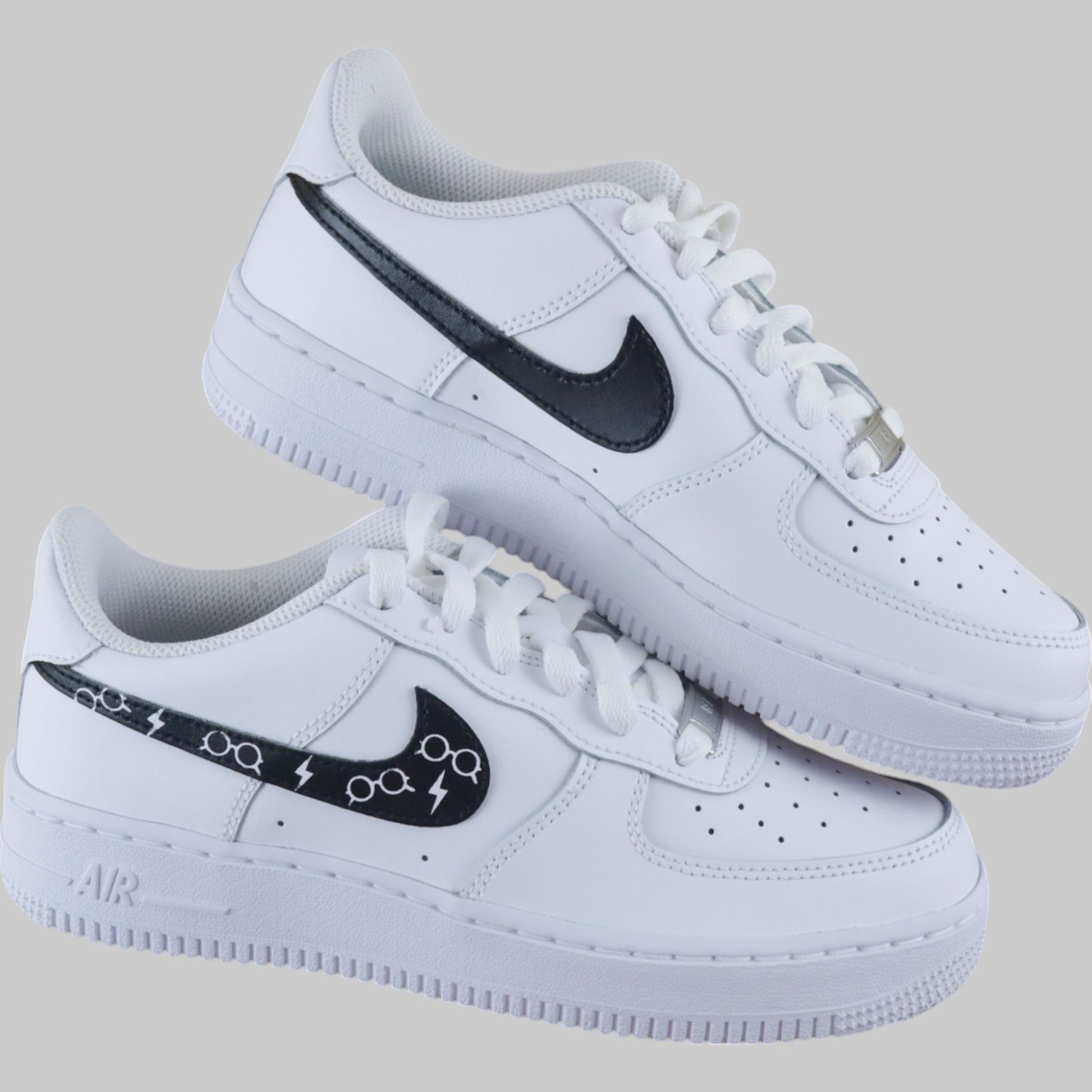 nike air force 1 custom harry potter baskets personnalisées pour femme nike personnalisable poudlard af1 sorciers