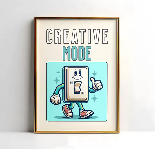 Affiche artistique 30x40cm – Déco murale pop art minimaliste