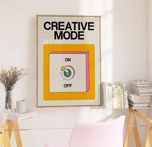 Affiche contemporaine inspirante – Poster déco moderne bureau