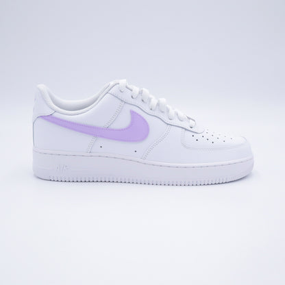 nike air force 1 custom lila sneakers nike femme violet clair af1 pastel unisexe 