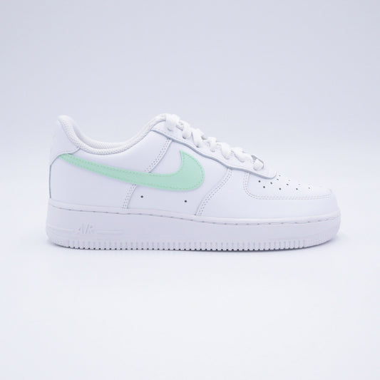 nike air force 1 vert pastel menthe sneakers custom femme af1 custom sage green