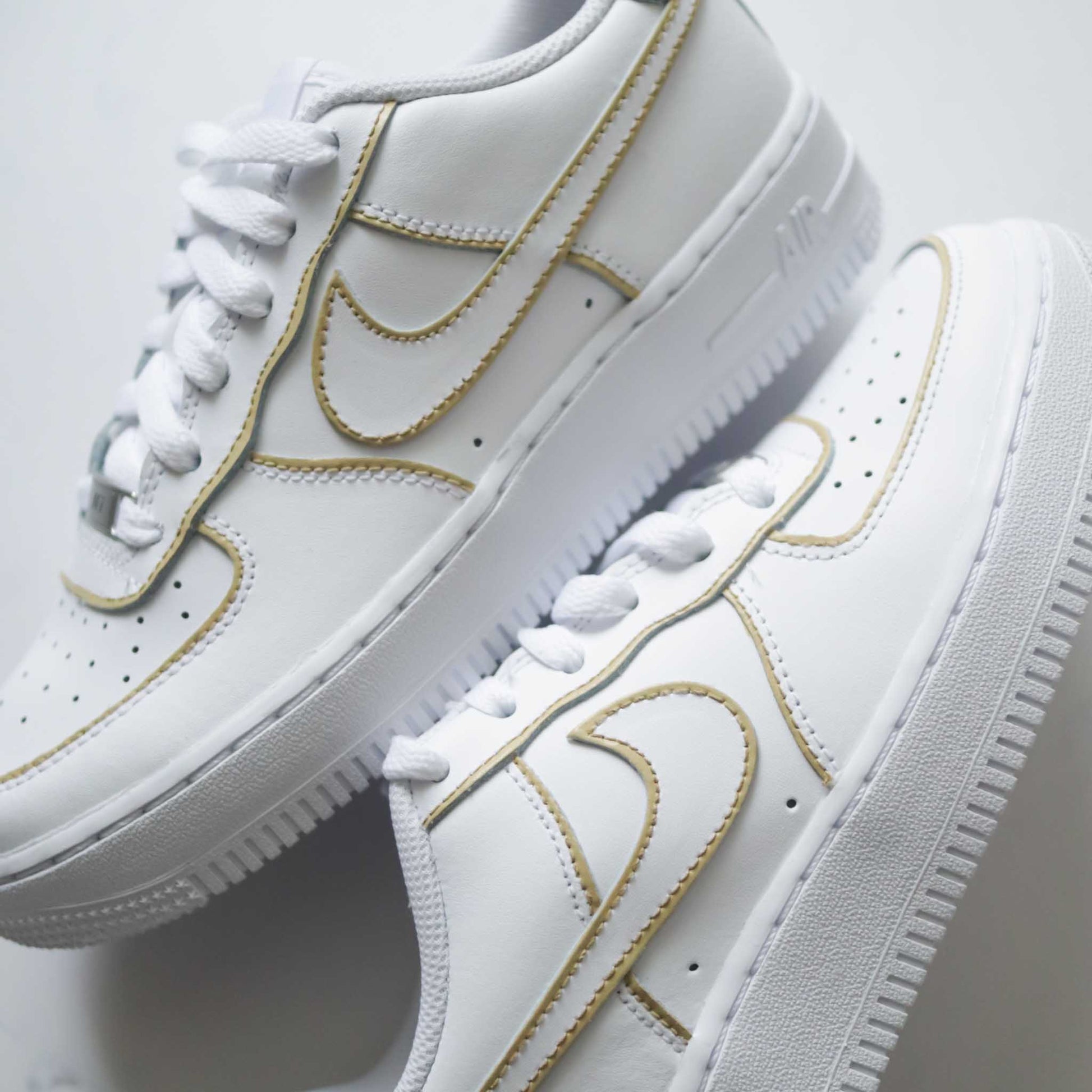 nike air force 1 custom beige sneakers custom pastel pour femme af1 custom sable