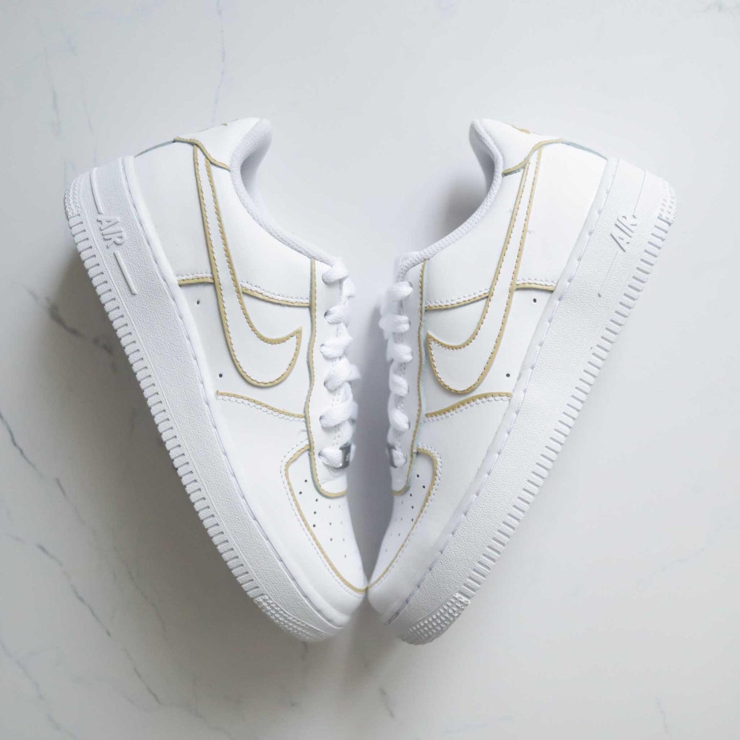 nike air force 1 custom beige sneakers custom pastel pour femme af1 custom sable