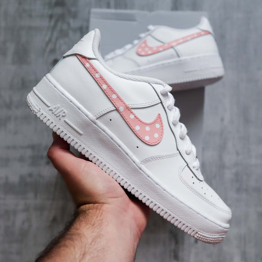 nike air force custom pastel pour femme af1 rose clair baskets custom et sneakers personnalisés pour enfants