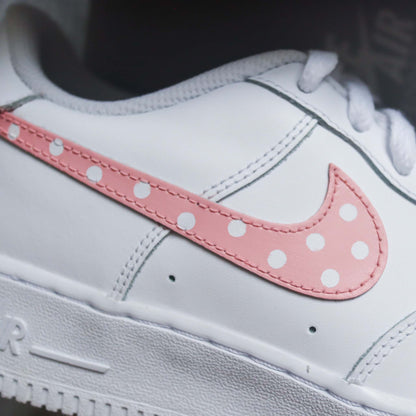 nike air force custom pastel pour femme af1 rose clair baskets custom et sneakers personnalisés pour enfants
