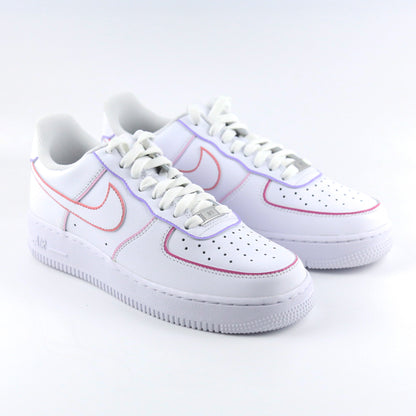 nike air force 1 contours pastel outline sneakers femme af1 rose violet clair
