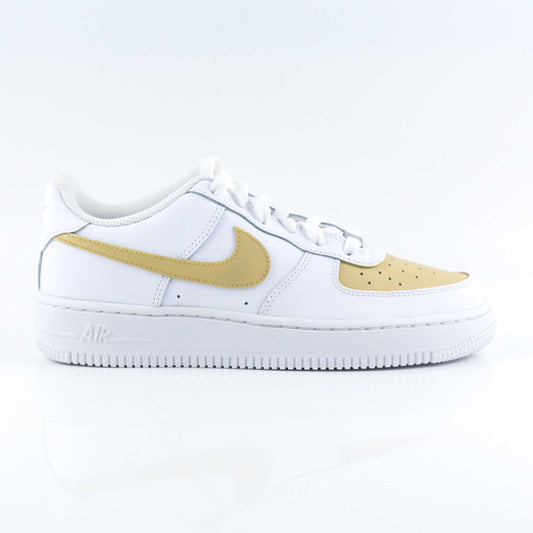 nike air force 1 custom beige sable baskets custom pour femme sneakers personnalisable af1 pastel