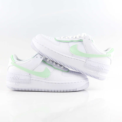 nike air force 1 shadow menthe nike af1 vert pastel pour femme baskets personnalisées sneakers custom 