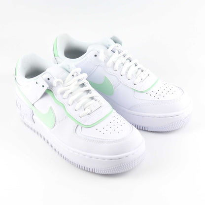 nike air force 1 shadow menthe nike af1 vert pastel pour femme baskets personnalisées sneakers custom 