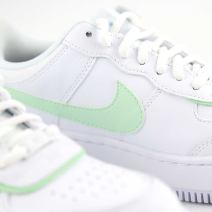 nike air force 1 shadow menthe nike af1 vert pastel pour femme baskets personnalisées sneakers custom 