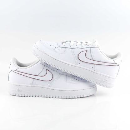 nike air force 1 custom mocha sneakers personnalisé marron pour femme nike af1 customisé baskets custom enfants nike pas cher