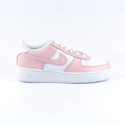 nike air force 1 custom rose pastel pour femme sneakers custom af1 personnalisable 